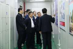 宜春市电子信息产业链招商小分队莅临星空app入口官网-星空(中国)参观调研